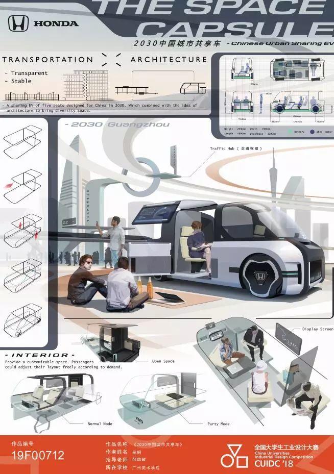 2018年全国大学生工业设计大赛特等奖,金奖获奖作品