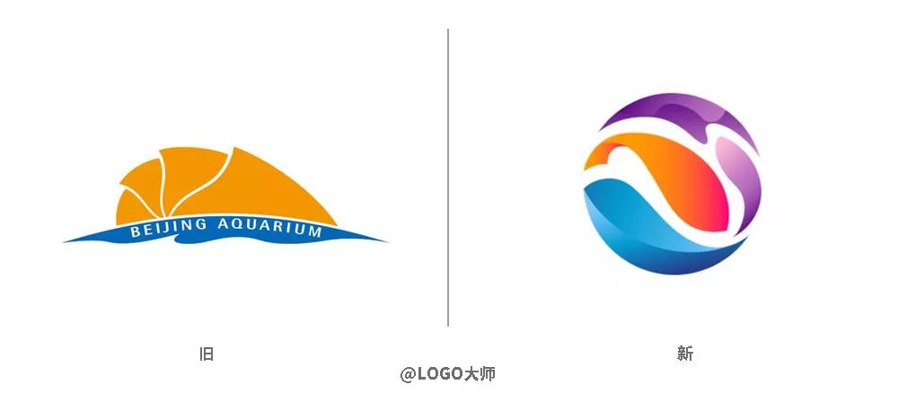 北京海洋馆换logo了!由"蜗牛"变成"地球"?