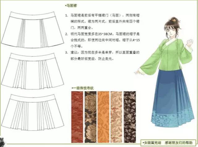 汉服制作 | 汉服披风裁剪图及制作教程